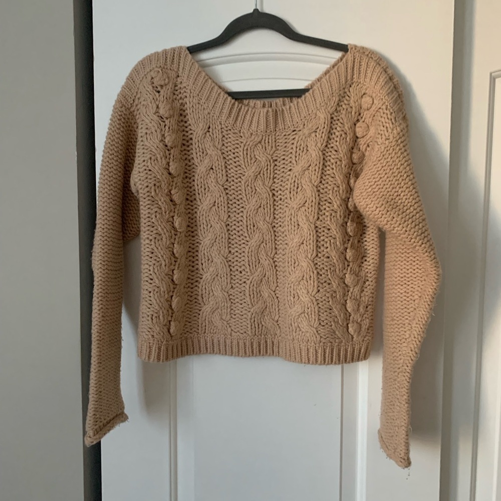 Chunky Cropped Sweater